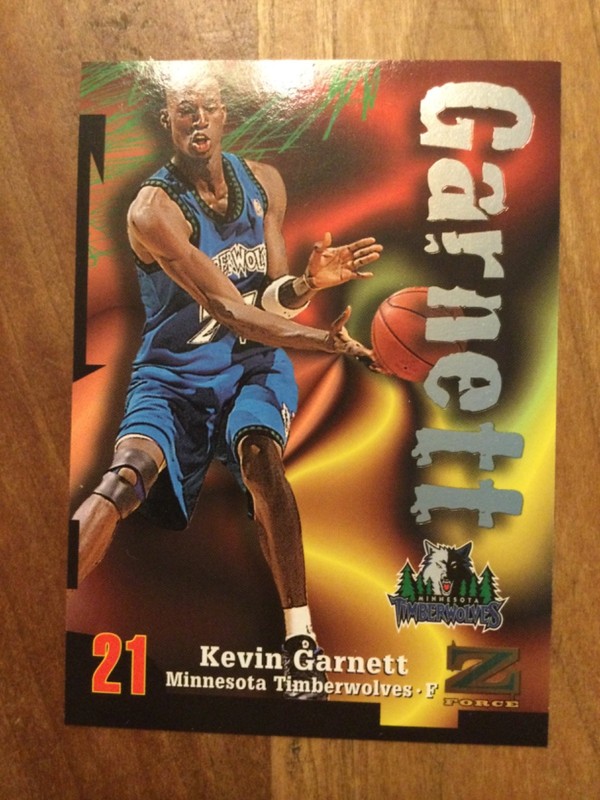 1997-98 Skybox Z-Force - Kevin Garnett #21