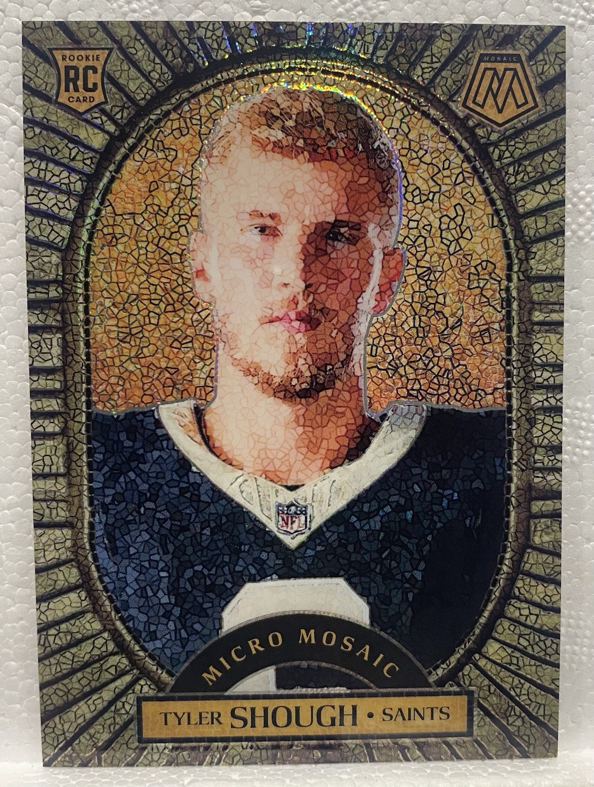 2025 Panini Mosaic Tyler Shough Micro Mosaic RC SSP Case Hit