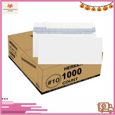  10 Security Envelopes 1000 Pack Self Seal Windowless 24lb White