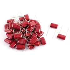 40Pcs CBB22 630V 104J 0.1uF Through Hole Polypropylene Film Capacitor