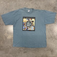VTG 2004 Smithsonian First Americans Festival T-Shirt 2XL Museum Opening Graphic