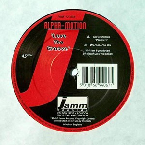 Alpha Motion - Love The Groove (12'')