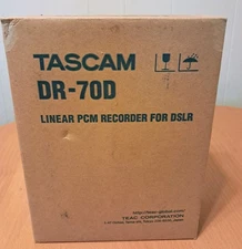 Tascam DR-70D 4 Track/6 Channel Digital Recorder+Box-Manual Charger-32GB Card