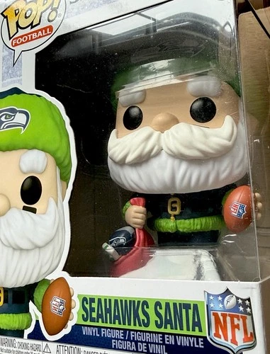 FUNKO • NFL • Seattle SEAHAWKS #197 • 2025 • SANTA CLAUS • w/Pro • Ships Free