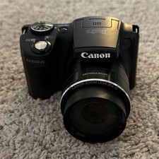Canon PowerShot SX500 IS 16MP 30x Zoom IS Black Camera w/ Battery  Charger