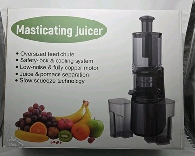 Masticating Juicer Cold Press Machine 5.3'' Large Chute for Fruits & Veggies NEW