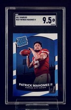2017 Panini Donruss #327 Patrick Mahomes II Rated Rookie (RC) SGC 9.5