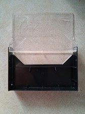 Vintage Clear Cassette Case  SHIPPING REFUNDED WITH CASSETTE PURCHASE  