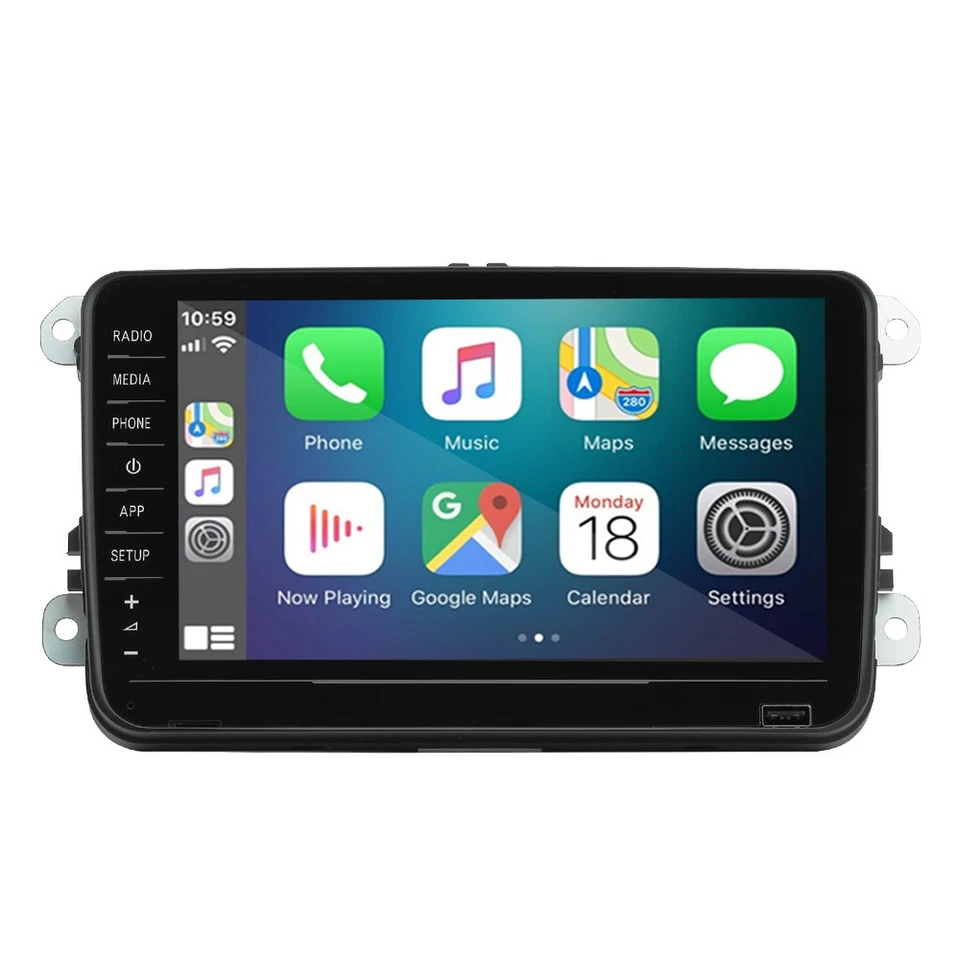8" Android Autoradio Carplay RCD330 RCD880 PRO  Autoradio Für VW Golf CC Tiguan - Bild 2 von 4