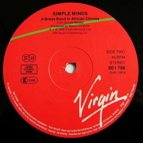 Simple Minds Don't You Forget About Me 12" Maxi Vinyl Schallplatte 0045 - Bild 4 von 4