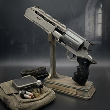 Resident Evil Leon Requiem Revolver 3D Printed Painted Cosplay Prop Replica