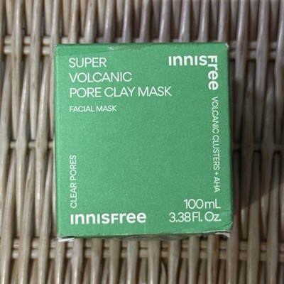 Innisfree Super Volcanic Pore Clay Mask w/ AHA for Clogged Pores 3.38 oz
