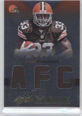 2012 Absolute Premiere Materials AFC/NFC 56/99 Trent Richardson Rookie RC 1be