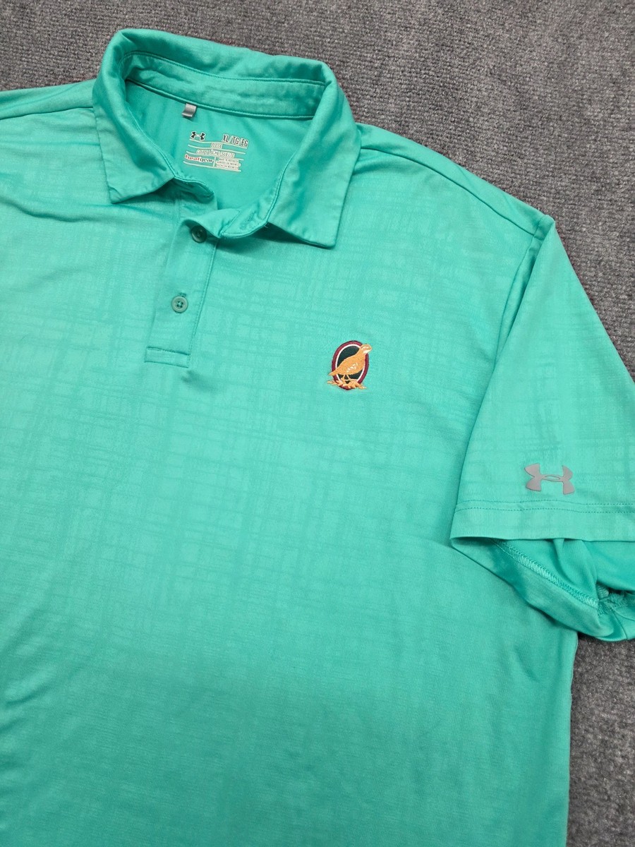 Brays Island Golf Under Armour Loose Heat Gear Green Polo Shirt - XL