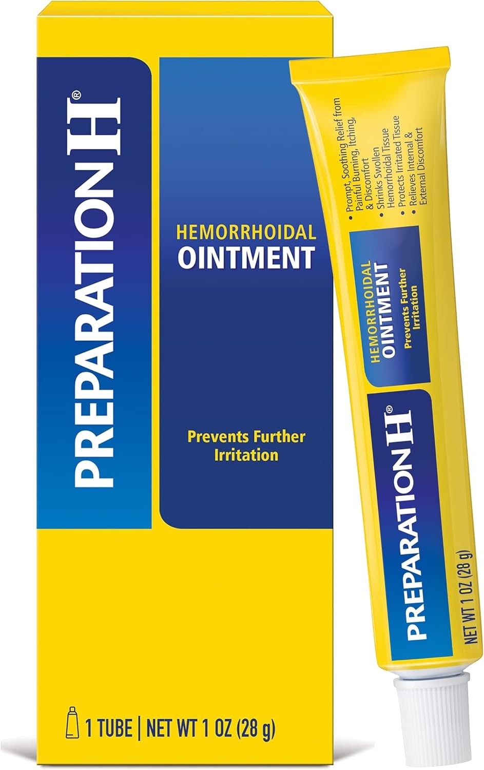 Preparation H Hemorrhoid Ointment, Itching, Burning and Discomfort Relief - 1 Oz