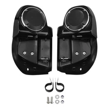 Lower Vented Fairing 6.5" Speaker Box Pod For Harley Touring Electra Glide 14-24