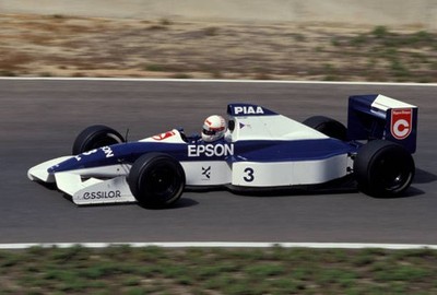 Satoru Nakajima Tyrrell 019 Ford Spanish GP at Circuito de Jerez o- Old Photo 3