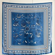 Nuova sciarpa pura seta twill bandana stampa animalier scialle quadrato grande avvolgente 53"