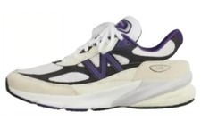 New Balance 990v6 MiUSA Teddy Santis White Black Plum U990WB6