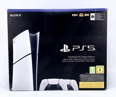 Sony PlayStation 5 Digital Edition Konsole Slim mit 825 GB 4K inkl. 2 Controller