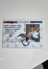 2004 Donruss Studio Stars Mark Teixeira #SS-36 Gold /100 SP Insert Rangers