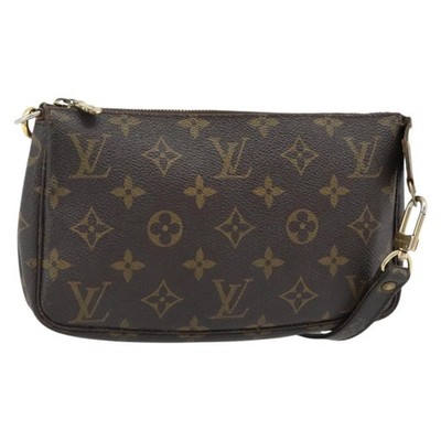 LOUIS VUITTON Monogram Pochette Accessoires Pouch M51980 LV Auth 180472