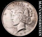 1923 Peace Dollar - VAM 1W R-6 Die Break Hair Rear - Choice Gem BU  #L1149 — photo 1