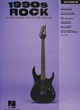 1990S ROCK EASY GUITAR TAB EASY GUITAR DECADE SERIES By Hal Leonard Corp. *VG+*