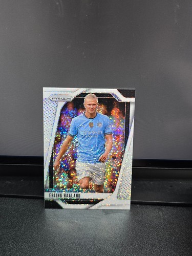 2024-25 Panini prizm premier league-Erling Haaland-white sparkle prizm SSP
