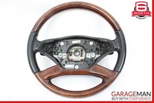 10-13 Mercedes W221 S550 S63 AMG Lenkrad Mit Schaltwippen Baugruppe Holz