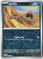 Sandile (Master Ball Pattern) 057/086 Scarlet & Violet: Black Bolt