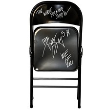 Rob Van Dam autographed signed inscribed wrestling chair ECW WWE RVD JSA