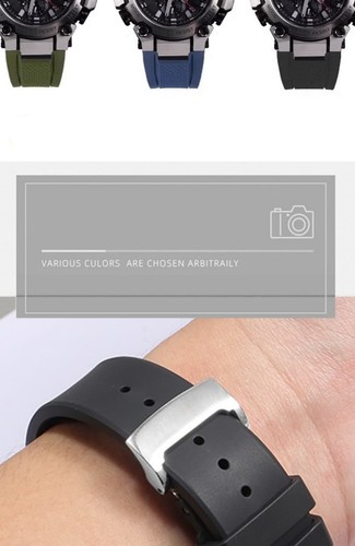 Premium Resin Silicone Strap for Casio G-SHOCK MTG-B3000 Waterproof Buckle Band - Picture 4 of 25