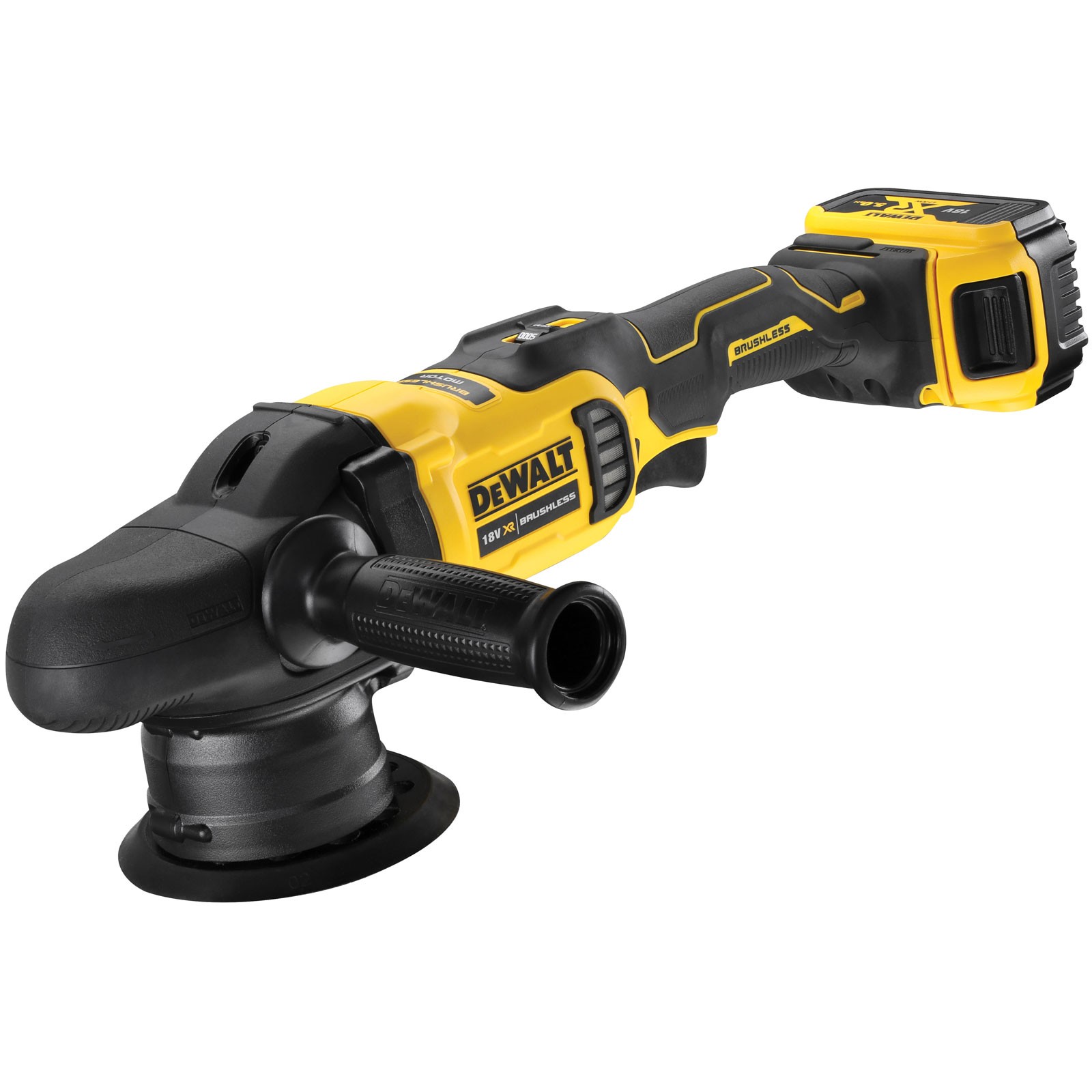 Dewalt Dcm848p2 Xr Brushless Polisher 125Mm 18V 2 X 5.0Ah Li-Ion Dcm848p2-Gb - Image 6