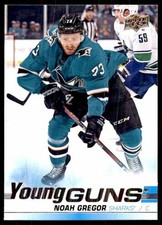 2019-20 Upper Deck Noah Gregor Yg RC RC #462