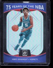 James Bouknight 2021-22 Panini Prizm #47 75 Years of the NBA Optic Rookie