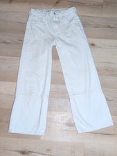 Old Navy Size 12 Whitish Beish Jeans High Rise Baggy Wide Leg
