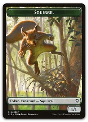 Squirrel Token #15 Commander Legends: Battle for Baldur's Gate MTG