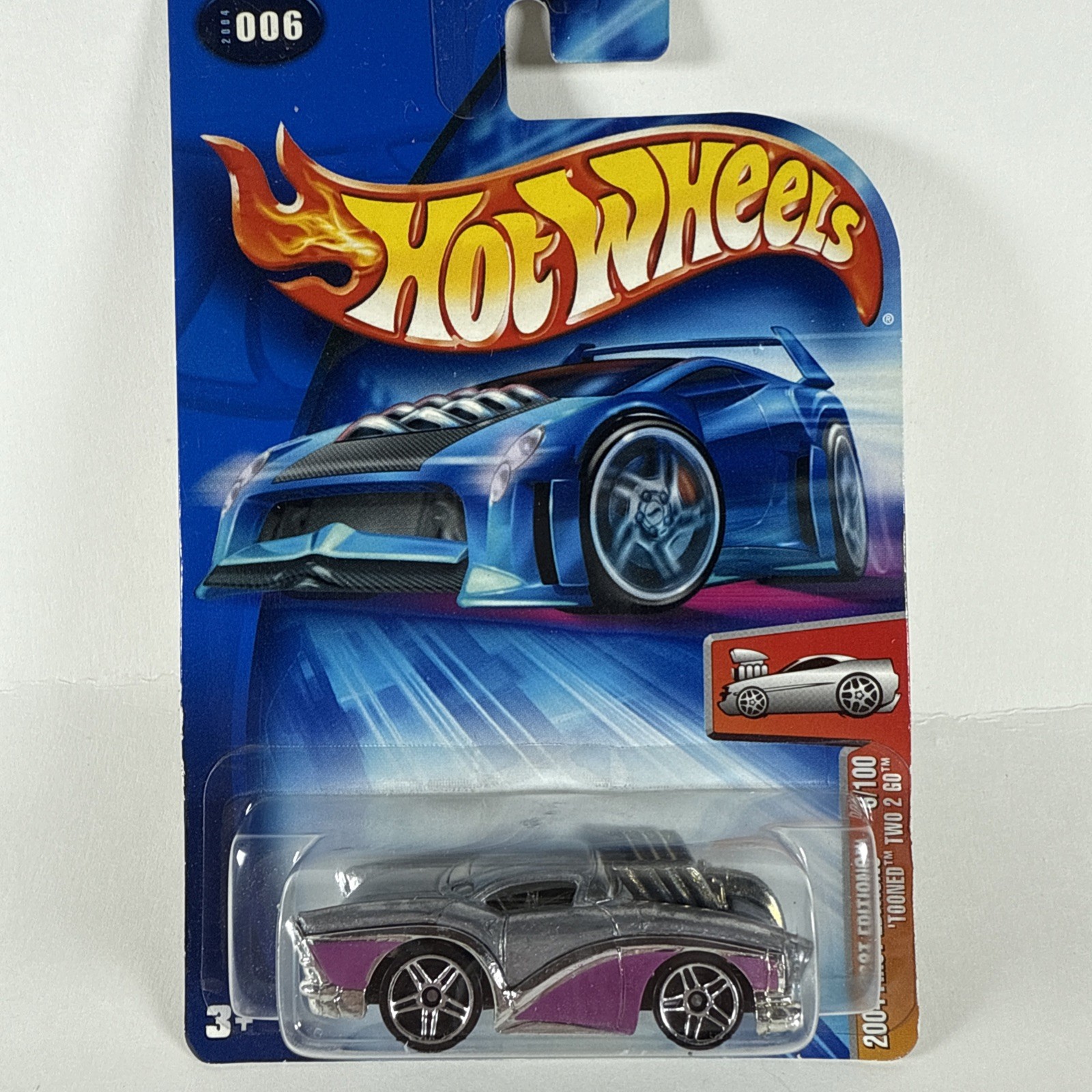 New Hot Wheels 2004 First Editions Tooned Two 2 Go Car Diecast 1:64  HC38