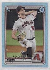 2020 Bowman Draft Chrome Sky Blue Refractor Liam Norris #BD-147 02ia