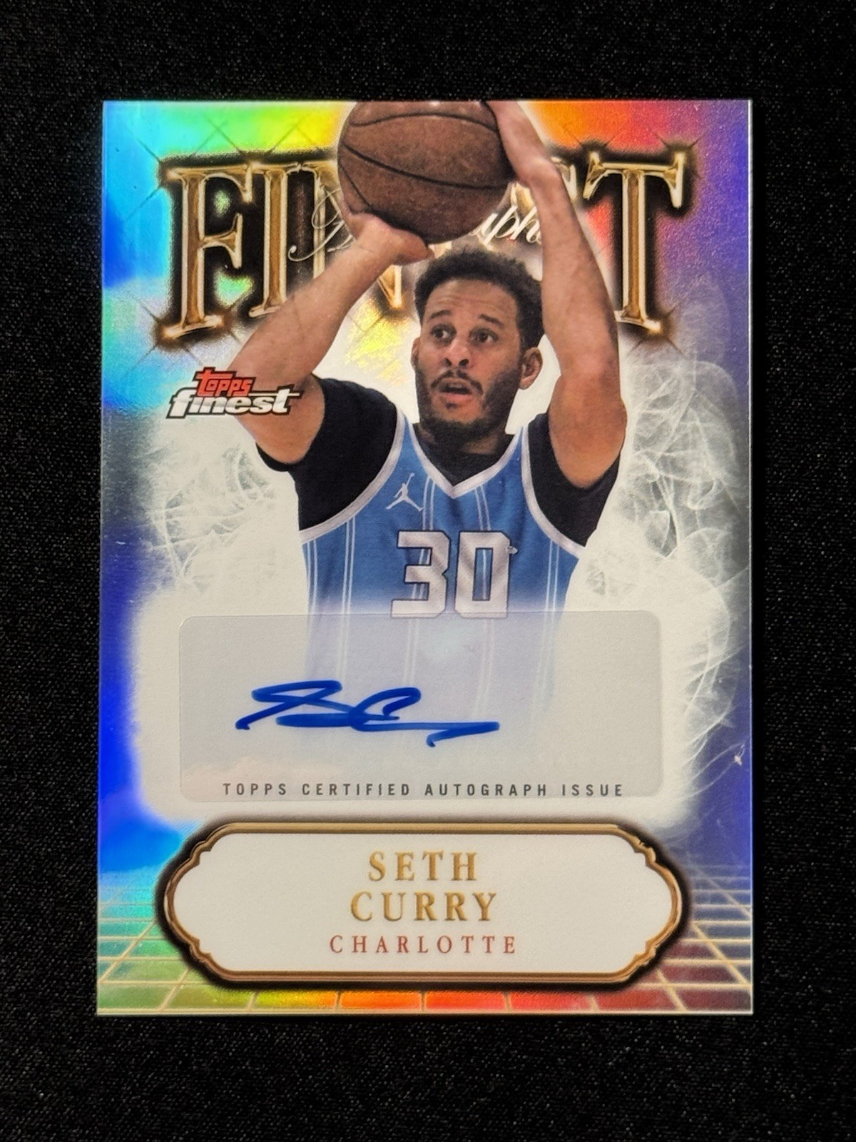 2024 Topps Finest - Seth Curry Finest Auto #FA-SC