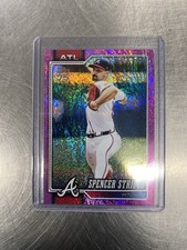 2026 Topps Series 1 Spencer Strider #79 Pink Sand Glitter Foil Atlanta Braves