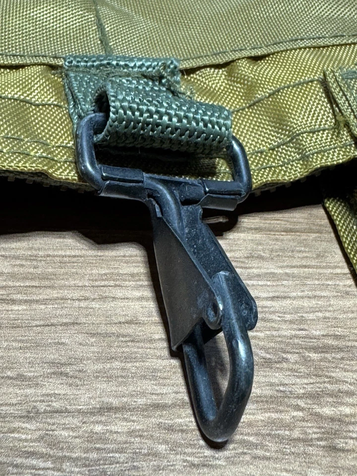 ROTHCO VINTAGE Messenger BAG Army Green Canvas Original 40’s?-50’s? Foto 4 de 4