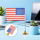 12 Set US Desk Flag with Stand, American Flag Table Decor for Classroom, Home