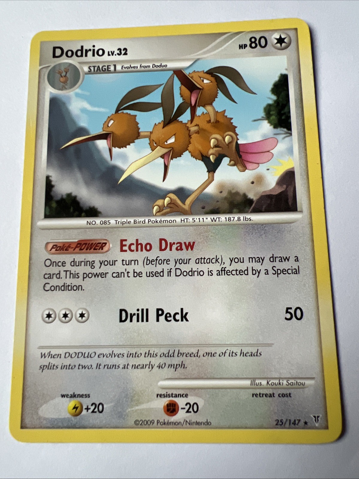 Dodrio 25/147 Rare Supreme Victors Pokemon Card LP