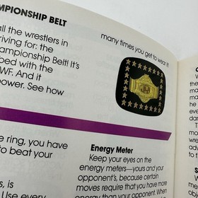 WWF WrestleMania NES 1989 Hulk Hogan Wrestling gioco acclamato manuale non testato