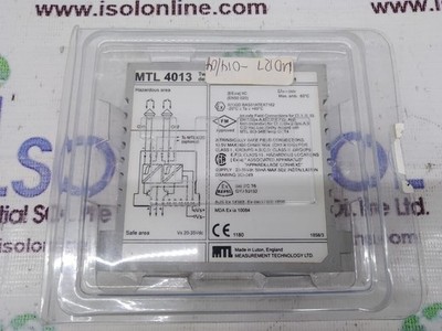 New MTL4013 Two Channel Switch Proximity Detector Solid State MTL-4013  #xh