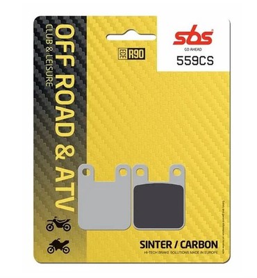 SBS 559CS Bremssattel Sinter Carbon O/R Bremsbeläge für Performance Machine 125 x 4S