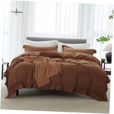Cooling Queen Duvet Cover Queen 90" X 90" Hemmed Dark Orange No Comforter 