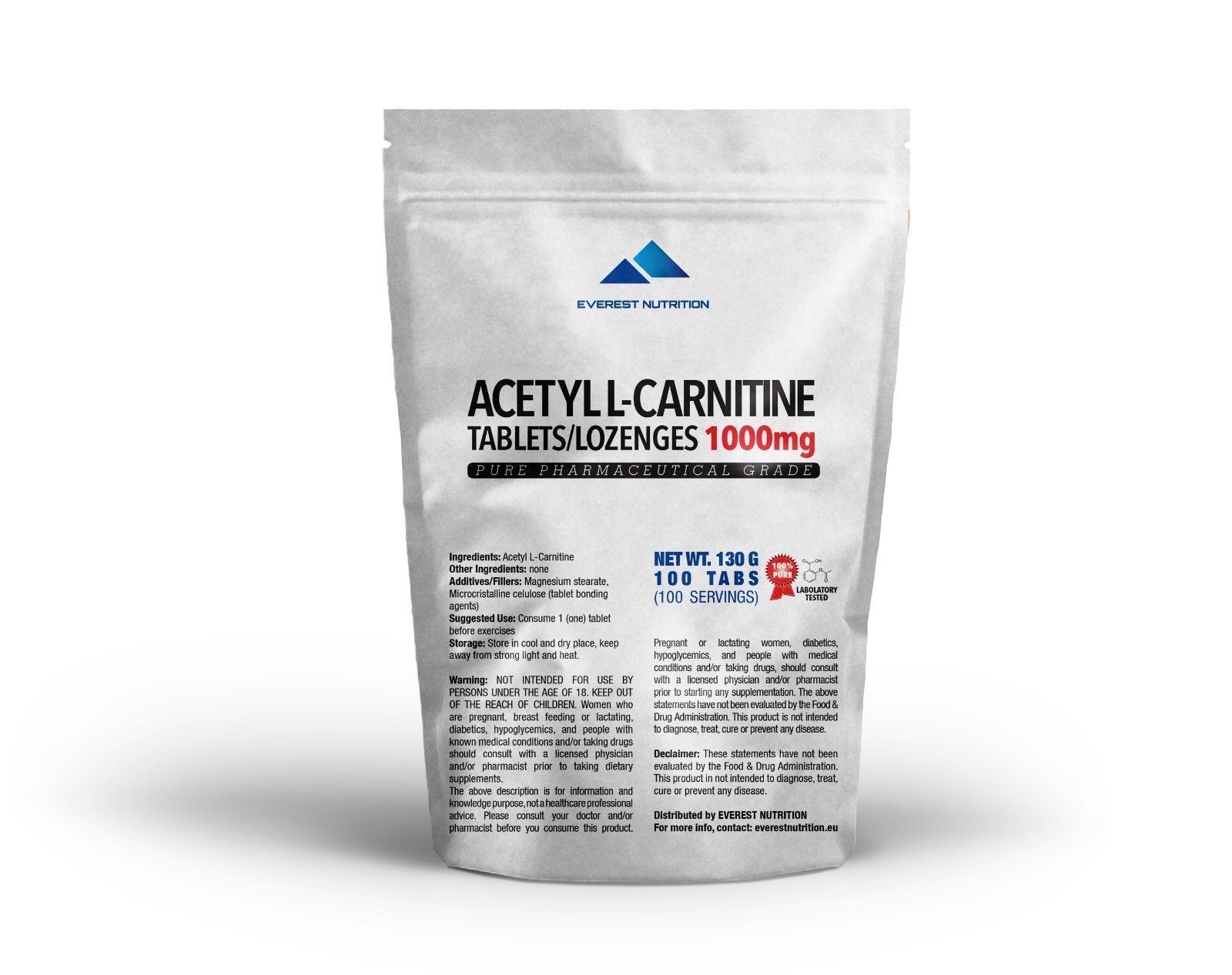 ACETILO L-CARNITINA (ALCAR, ALC) 1000 mg TABLETAS, FOCO, PÉRDIDA DE PESO